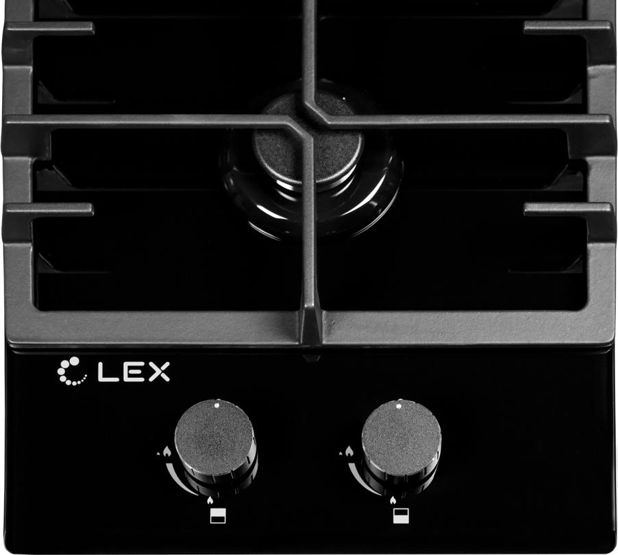 Газовая варочная панель LEX GVG 321 CHAO000175, black