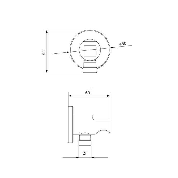 Шланговое подключение Iddis Optima Home 003BL01i62 черный