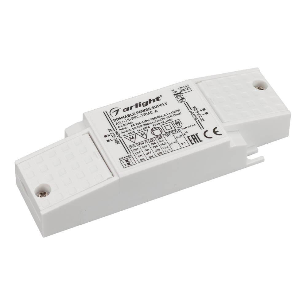 Блок питания Arlight ARJ-15-PFC-Triac-A 42V 15W IP20 0,35A 026046