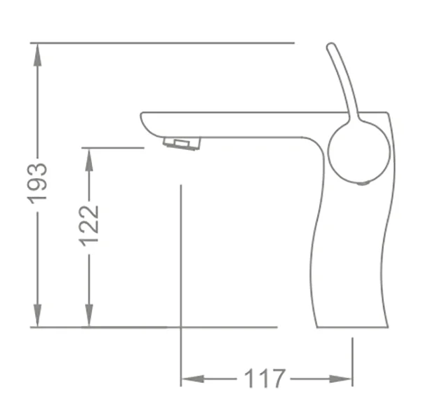 Смеситель для раковины Schein Swing 43217/8007001 хром