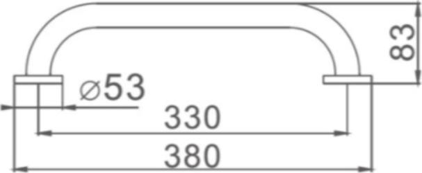 Поручень для ванны РМС A1027