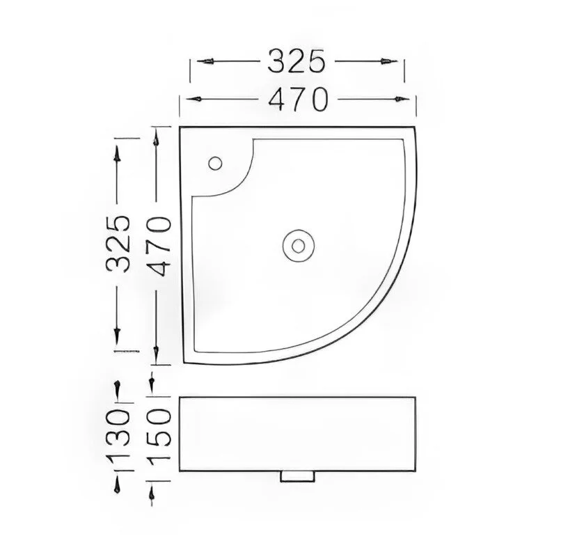 Раковина Акватек AQ5166A-00 белый