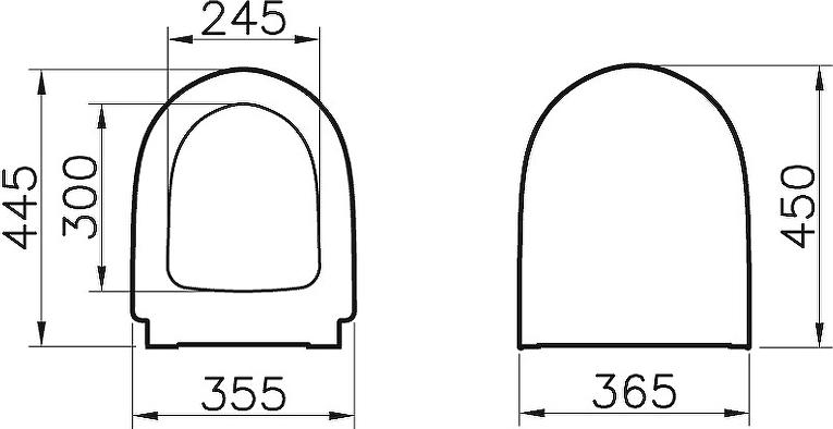 Крышка-сиденье Vitra Sento 86-003-009 с микролифтом, белый