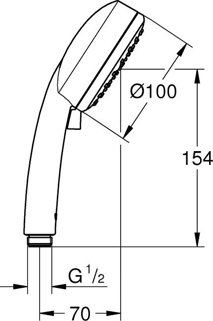 Душевая лейка Grohe Tempesta Cosmopolitan 27571002