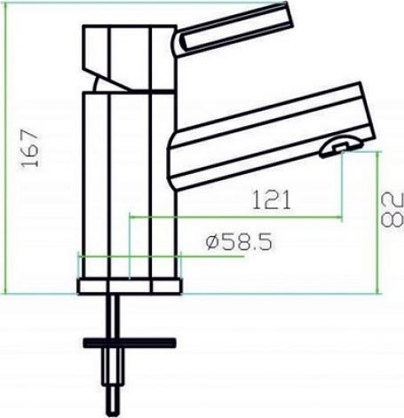 Смеситель для раковины ZorG InoX Julos-U SZR-0311 нерж.сталь