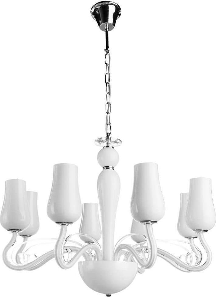 Подвесная люстра Arte Lamp Biancaneve A8110LM-8WH