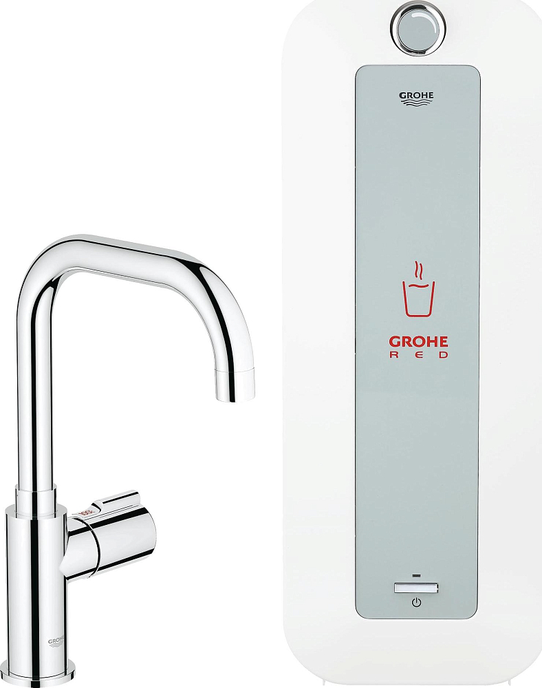 Кран Grohe Red Mono 30157000 с водонагревателем