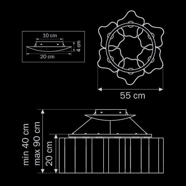 Подвесная люстра Lightstar Nubi Ondoso 802161