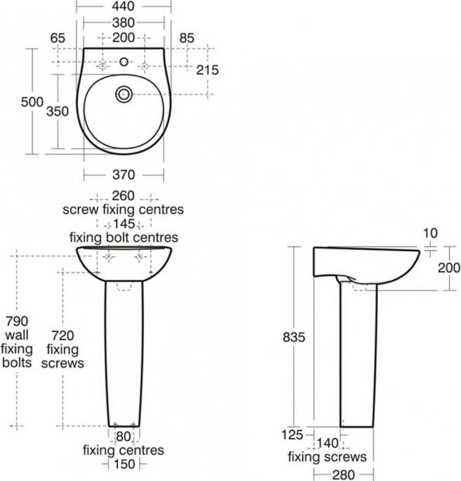 Пьедестал для раковины Ideal Standard Space E740201