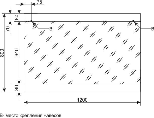 Зеркало Style Line Даллас 120 Люкс рельеф пастель