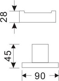 Крючок Orans Accessories OLS-P7206, чёрный