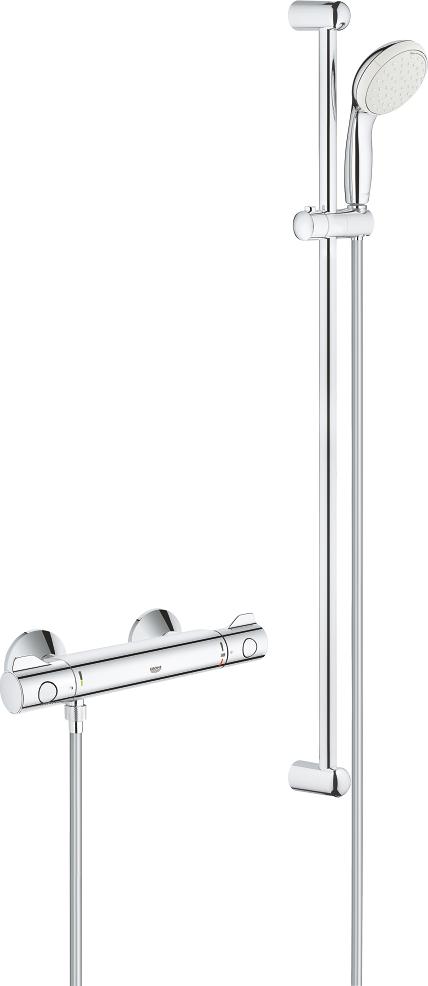 Термостат для душа Grohe Grohtherm 800 34566001 с душевым гарнитуром