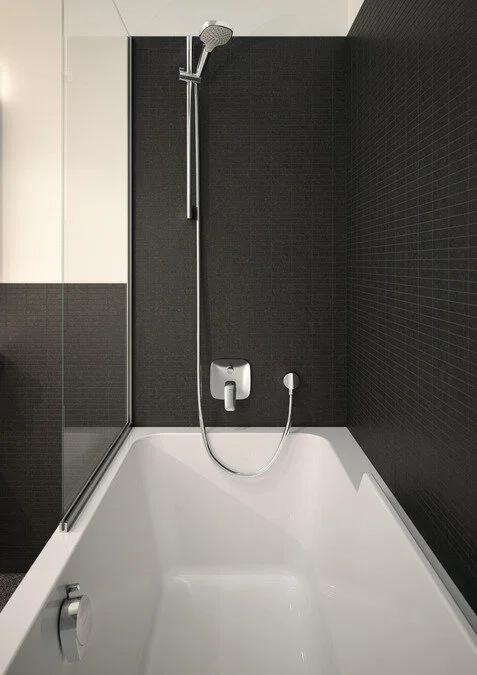 Шланговое подключение  Hansgrohe Fixfit Square 27458000 хром