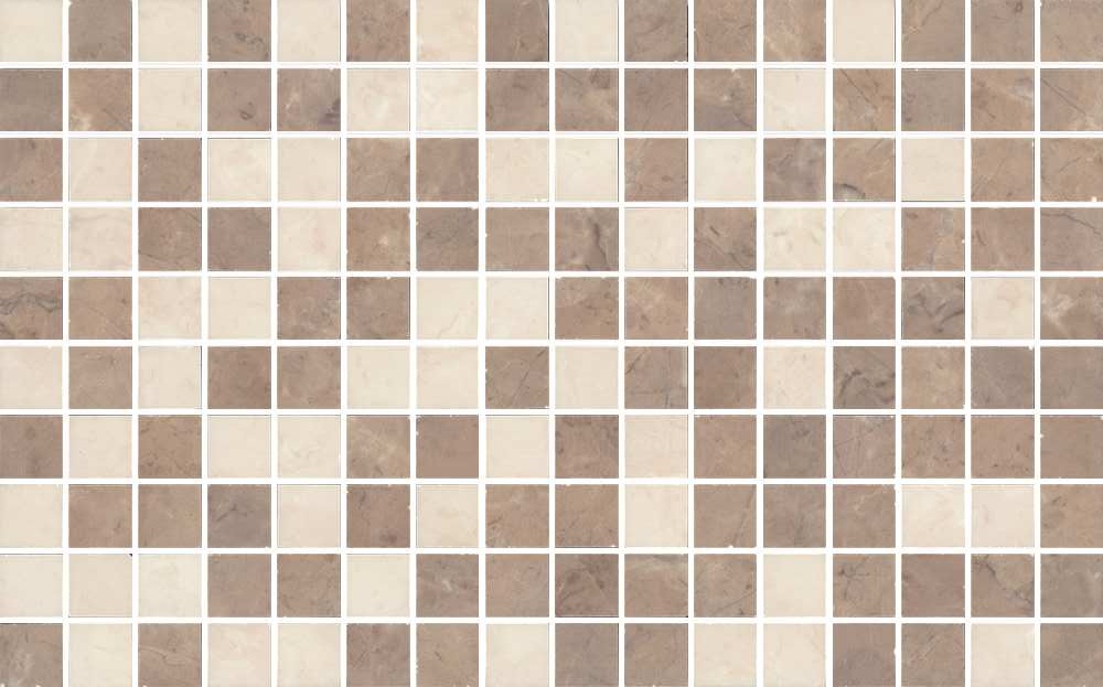 Керамическая плитка Kerama Marazzi MM6267C Декор Мармион бежевый мозаичный глянцевый 25х40