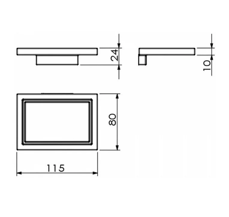 Мыльница Langberger Vico 30015A хром