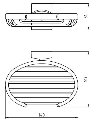 Мыльница Novaservis Novatorre 12 0248.0 хром