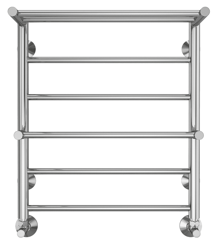 Полотенцесушитель водяной Terminus Анкона П6 500x600 4670078529954 с полкой, хром