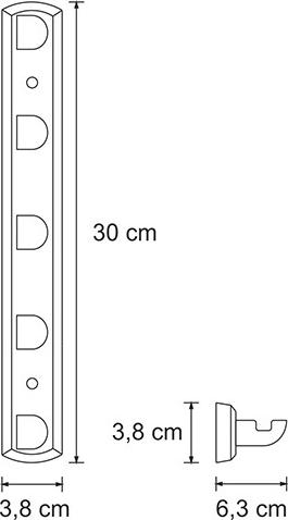 Крючок WasserKRAFT Kammel K-8375, хром