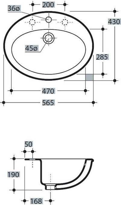 Раковина 56 см Kerasan Corallo 774201*1