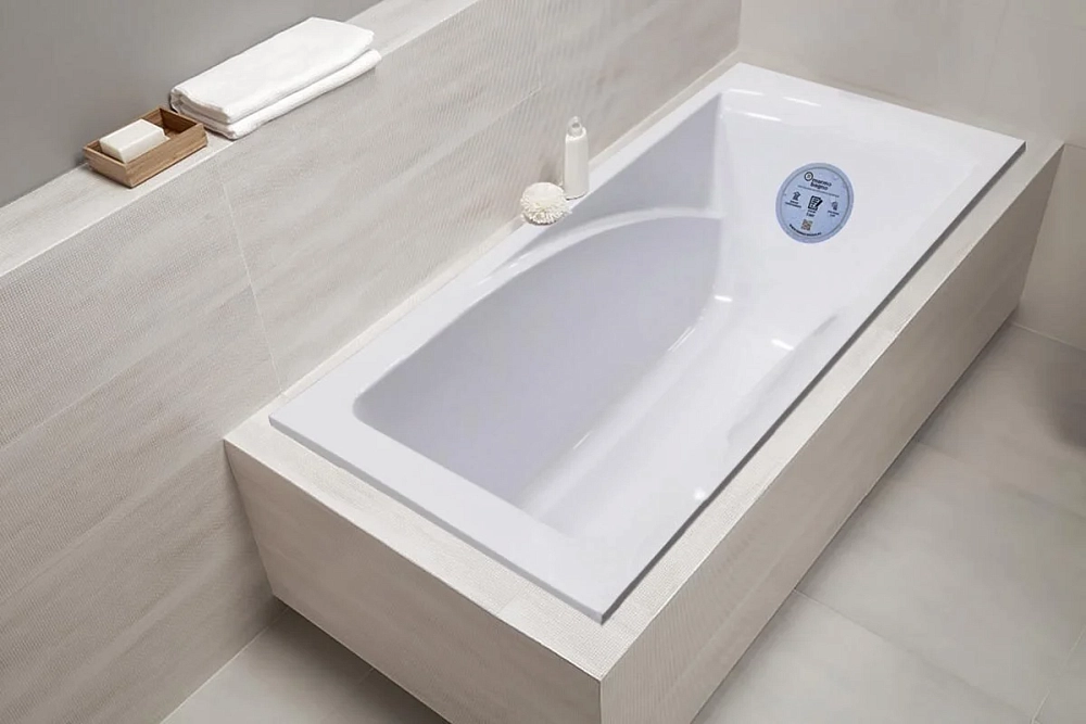 Ванна из искуственного камня Marmo Bagno София MB-SF170-75 белый