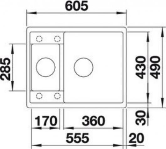 Кухонная мойка Blanco Metra 6-F 519135 алюметаллик