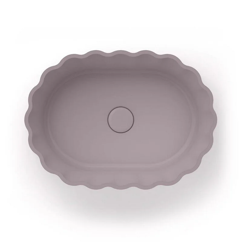 Раковина накладная Kerama Marazzi Artbasin CC.wb.50.MAL розовый