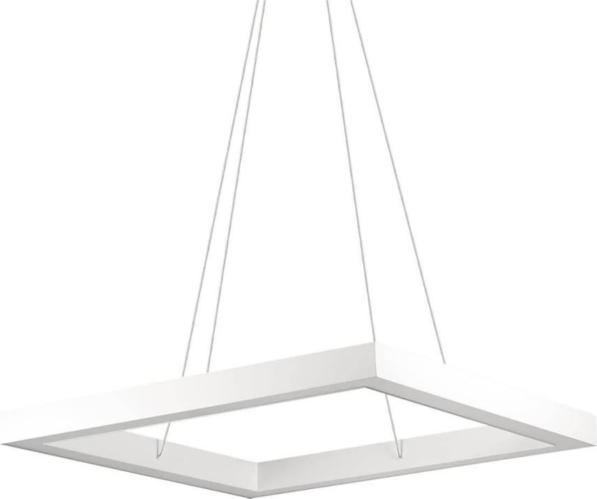 Подвесной светодиодный светильник Ideal Lux Oracle D50 Square Bianco 245669