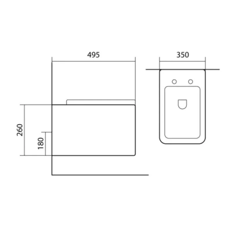 Инсталляция Ideal Standard Prosys Eco Frame M с безободковым унитазом Aquatek Либра New E233267/AQ1148N-00, AQ1148N-00, белый, сиденье микролифт