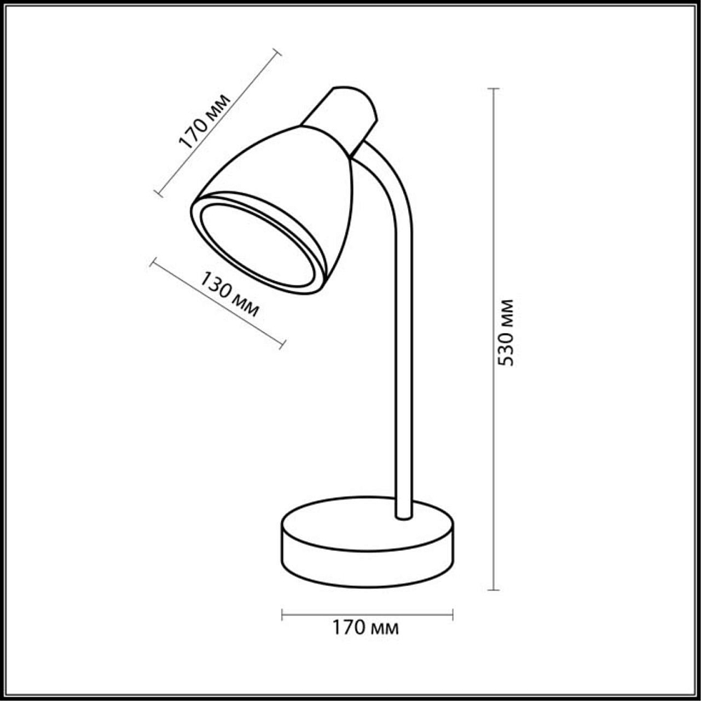 Настольная лампа Odeon Light Mansy 2410/1T