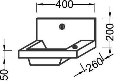 Раковина Jacob Delafon Pop Laminar EB406-00