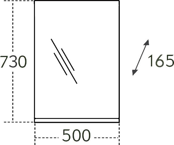 Мебель для ванной СанТа Сити 50