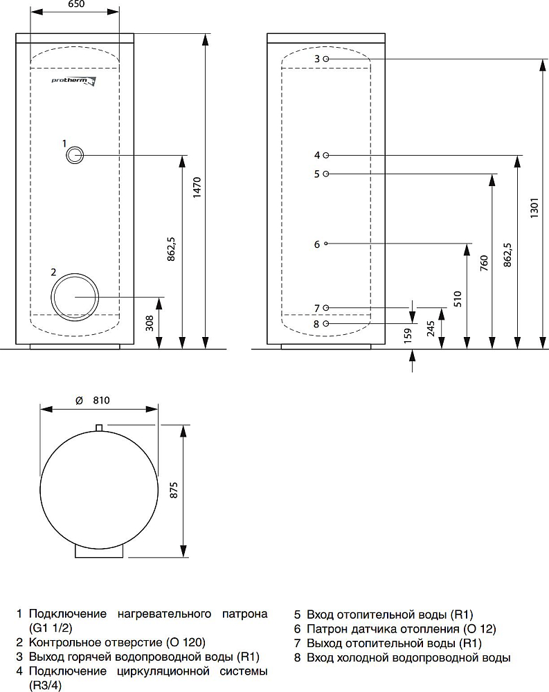 Водонагреватель Protherm FS B400S