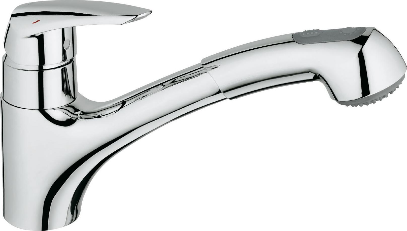 Смеситель с поворотным изливом Grohe Eurodisc 32257001