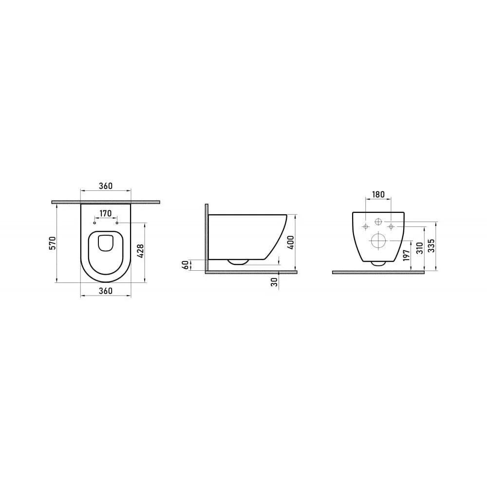 Инсталляция Berges Novum 525 с унитазом Mascon 043216 Rimless, крышка микролифт, клавиша L3 хром глянец