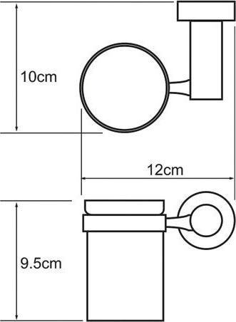 Подстаканник одинарный Wasserkraft Donau 9428