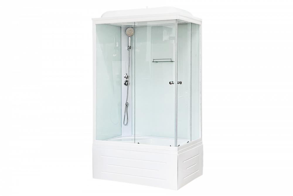 Душевая кабина 120х80 см Royal Bath BP RB8120BP5-WT-L стекло прозрачное