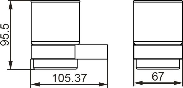 Стакан Aquanet 5684