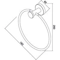 Полотенцедержатель Geesa Nemox 6504-02 хром