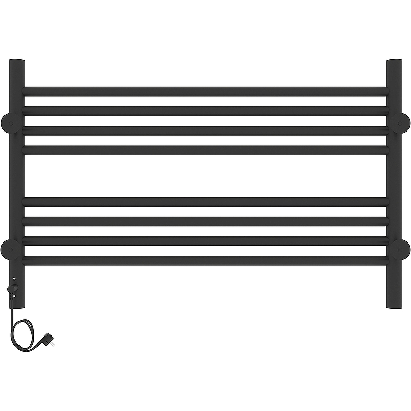 Электрический полотенцесушитель Laris Оливия ЧКЧ8 800x500 R 73207629, черный муар