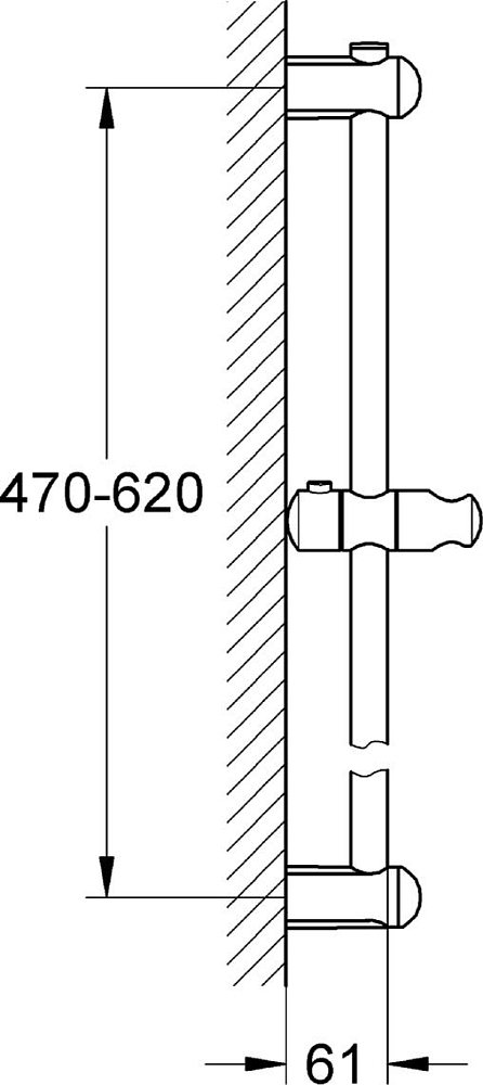 Душевая штанга Grohe Euphoria 27499000