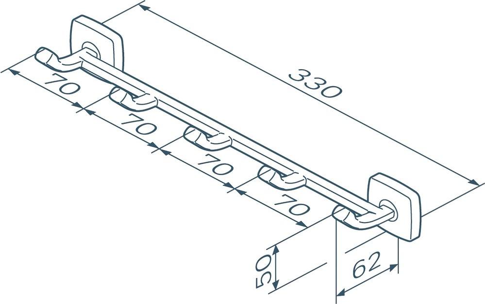 Крючок AM.PM Gem A9035922, черный