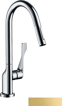 Смеситель для кухни Axor Citterio 39835990, золото