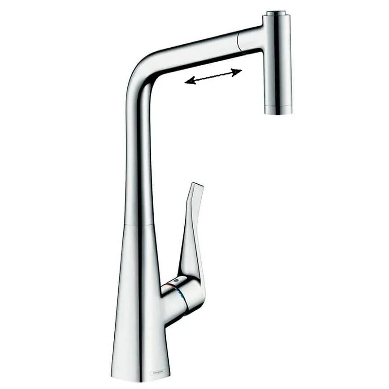 Смеситель с длинным изливом Hansgrohe Metris 14780000