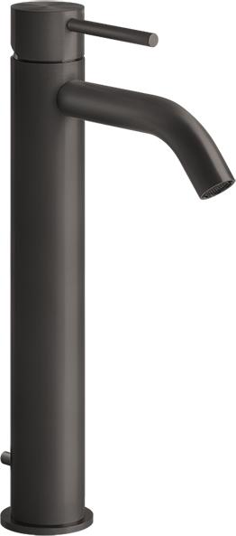 Смеситель для раковины Gessi 316 Flessa 54004#707, brushed black metal PVD