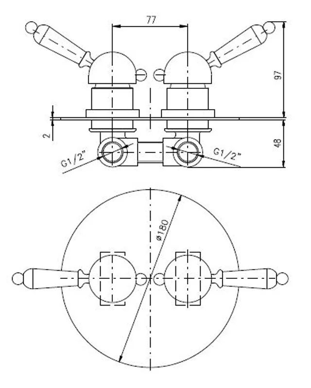 Смеситель для ванны с душем Rav-Slezak Labe L086 хром