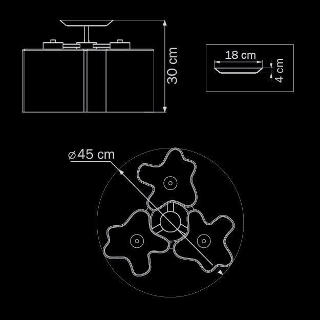 Потолочная люстра Lightstar Nubi Ondoso 802031