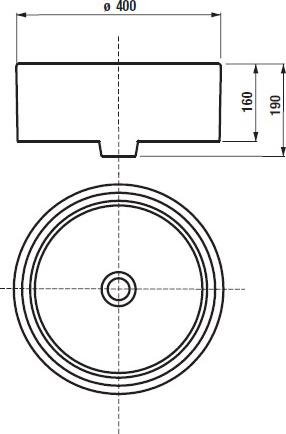 Раковина 40 см Roca Mila 32700C000