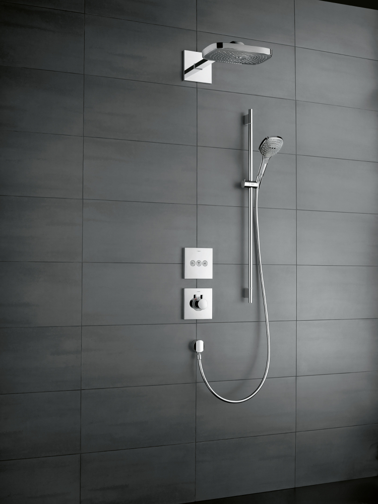 Переключатель потоков Hansgrohe ShowerSelect Trio/Quattro 15764000 на три потребителя, хром