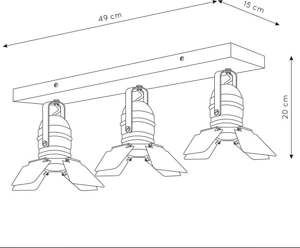 Спот Lucide Picto 17997/03/35