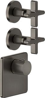 Смеситель для душа Gessi Inciso 58344#299 термостатический, nero XL